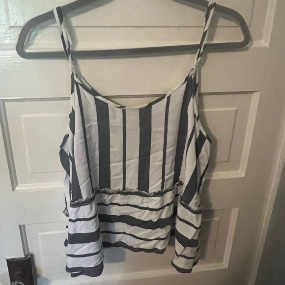 Mud Pie Striped Spaghetti Strap Top - Picture 2 of 2